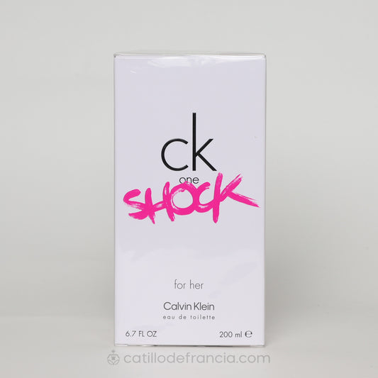 CK ONE SHOK BY CALVIN KLEIN EAU DE TOILETTE MUJER 200ML - Perfumería Castillo de Francia