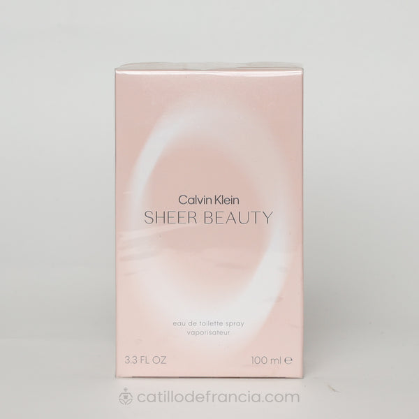 SHEER BEAUTY BY CALVIN KLEIN TOILETTE MUJER 100ML - Perfumería Castillo de Francia