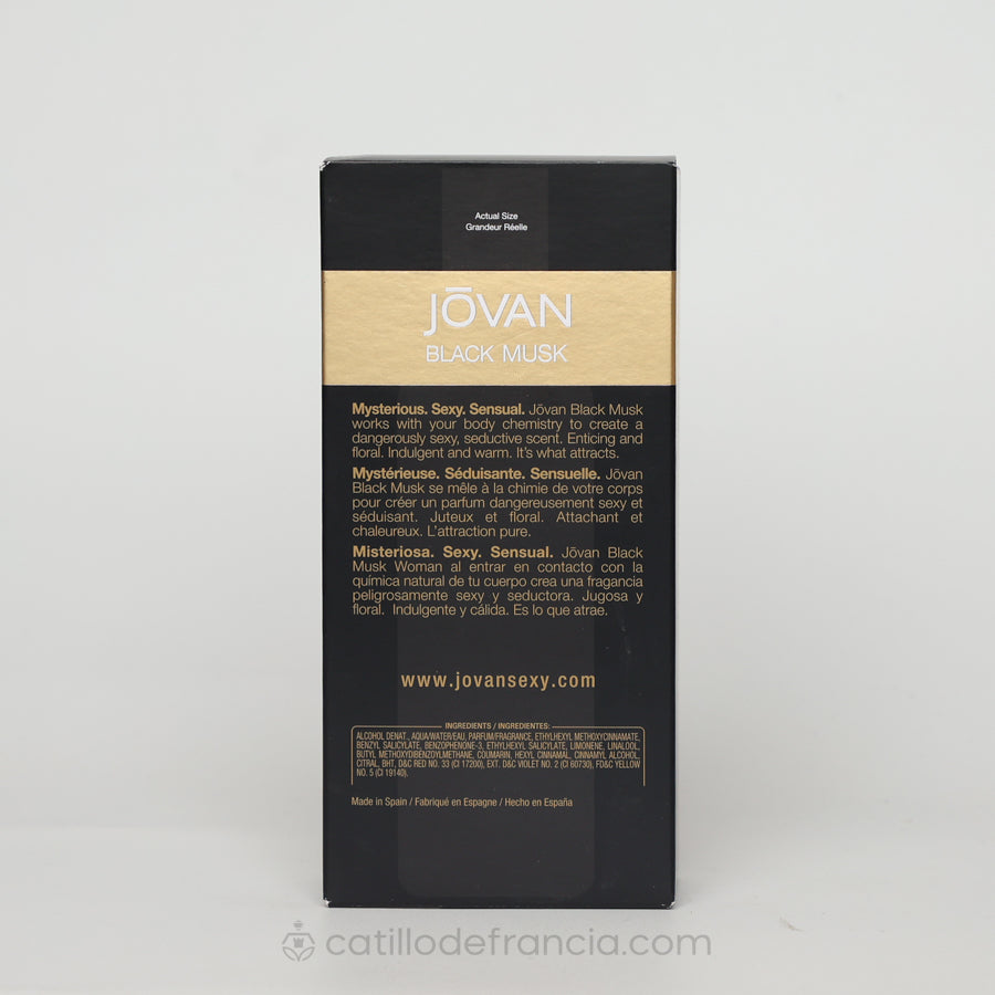 Jovan Black Musk By Coty Eau De Colonia Mujer 96ml