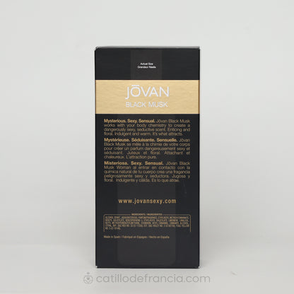 Jovan Black Musk By Coty Eau De Colonia Mujer 96ml