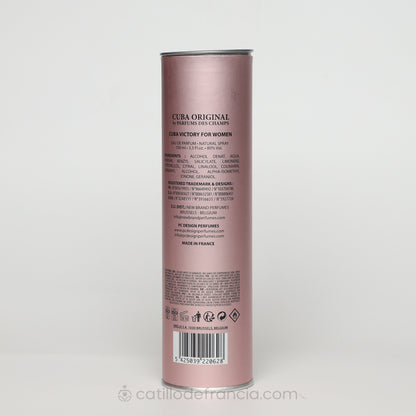 CUBA VICTORY BY PARFUM DE CHARMS EAU DE PARFUM MUJER 100ML - Perfumería Castillo de Francia