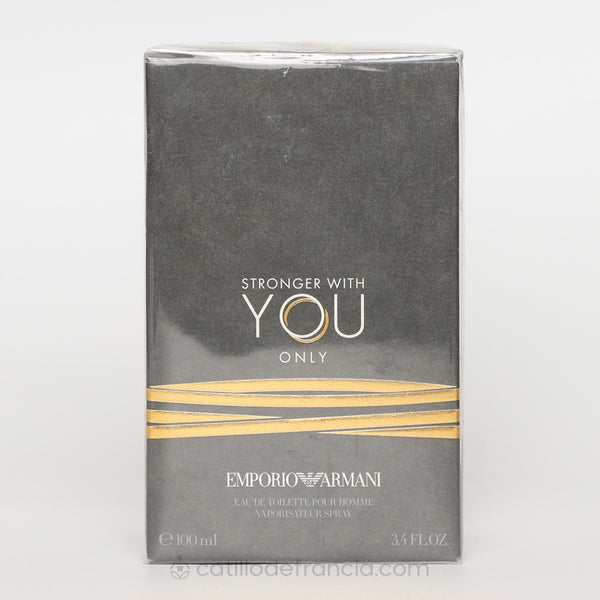 EMPORIO ARMANI STRONGER WITH YOU ONLY BY GIORGIO ARMANI EAU DE TOILETTE HOMBRE 100ML