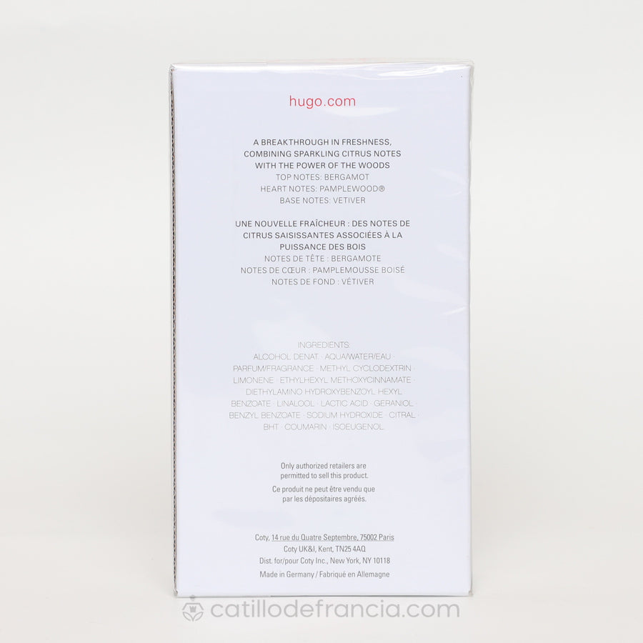 HUGO RESERVED BY HUGO BOSS EAU DE TOILETTE HOMBRE 125ML - Perfumería Castillo de Francia