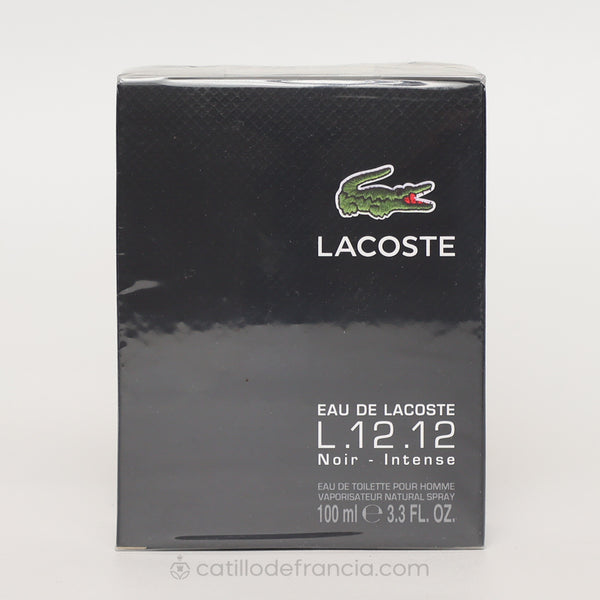 LACOSTE L.12.12 NOIR INTENSE  BY LACOSTE EAU DE TOILETTE HOMBRE 100ML