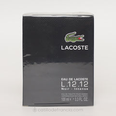 LACOSTE L.12.12 NOIR INTENSE  BY LACOSTE EAU DE TOILETTE HOMBRE 100ML - Perfumería Castillo de Francia