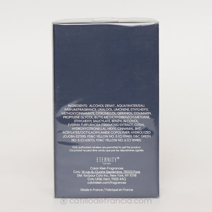 Eternity Tradicional By Calvin Klein Eau de Toilette Hombre  100ml