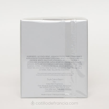 TRUTH BY CALVIN KLEIN TOILETTE HOMBRE 100ML - Perfumería Castillo de Francia
