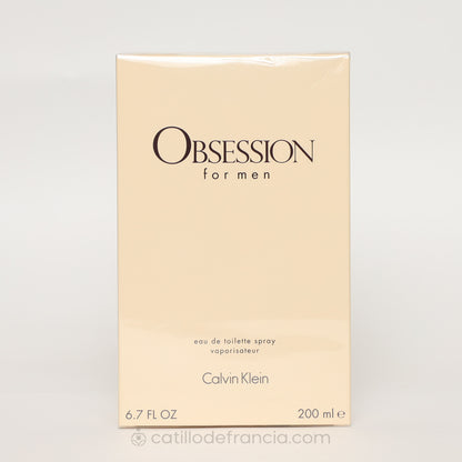 OBSESSION BY CALVIN KLEIN EAU DE TOILETTE HOMBRE 200ML - Perfumería Castillo de Francia