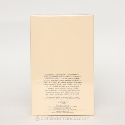 OBSESSION BY CALVIN KLEIN EAU DE TOILETTE HOMBRE 200ML - Perfumería Castillo de Francia