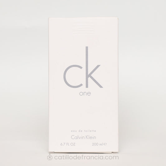 CK ONE BY CALVIN KLEIN EAU DE TOILETTE UNISEX 200ML - Perfumería Castillo de Francia