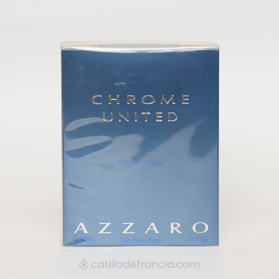 CHROME UNITED BY BY AZZARO HOMBRE EAU DE TOILETTE  100ML - Perfumería Castillo de Francia