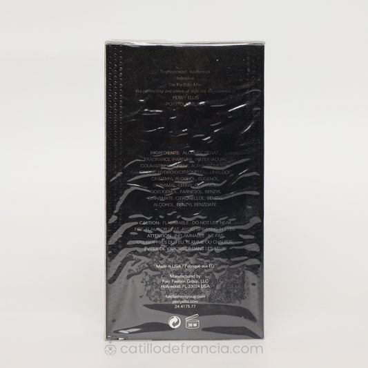 PORTAFOLIO BLACK BY PERRY ELLIS EAU DE TOILETTE HOMBRE 100ML - Perfumería Castillo de Francia