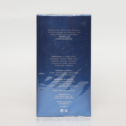 PORTAFOLIO ELITE BY PERRY ELLIS EAU DE TOILETTE HOMBRE 100ML - Perfumería Castillo de Francia