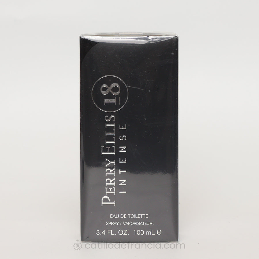 PERRY ELLIS 18 INTENSE BY PERRY ELLIS EAU DE TOILETTE HOMBRE 100ML - Perfumería Castillo de Francia