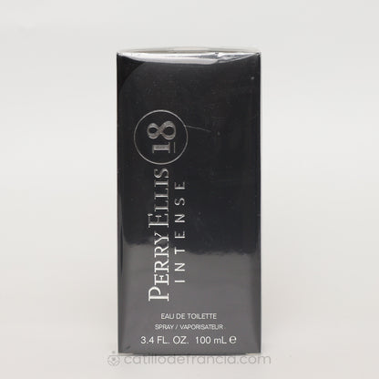 PERRY ELLIS 18 INTENSE BY PERRY ELLIS EAU DE TOILETTE HOMBRE 100ML - Perfumería Castillo de Francia
