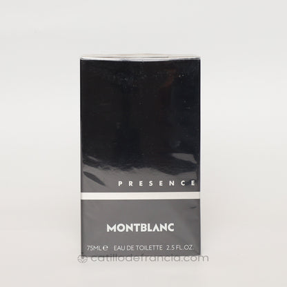 PRESENCE BY MONT BLANC EAU DE TOILETTE HOMBRE  75ML - Perfumería Castillo de Francia