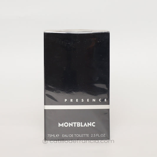 PRESENCE BY MONT BLANC EAU DE TOILETTE HOMBRE  75ML - Perfumería Castillo de Francia
