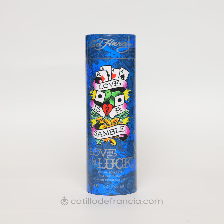 LOVE & LUCK BY ED HARDY EAU DE TOILETTE HOMBRE 100ML - Perfumería Castillo de Francia