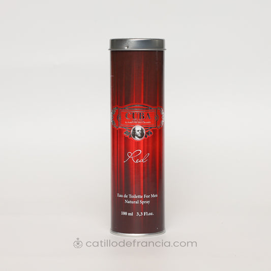 CUBA RED BY PARFUMS DES CHAMPS EAU DE TOILETTE  HOMBRE 100ML - Perfumería Castillo de Francia
