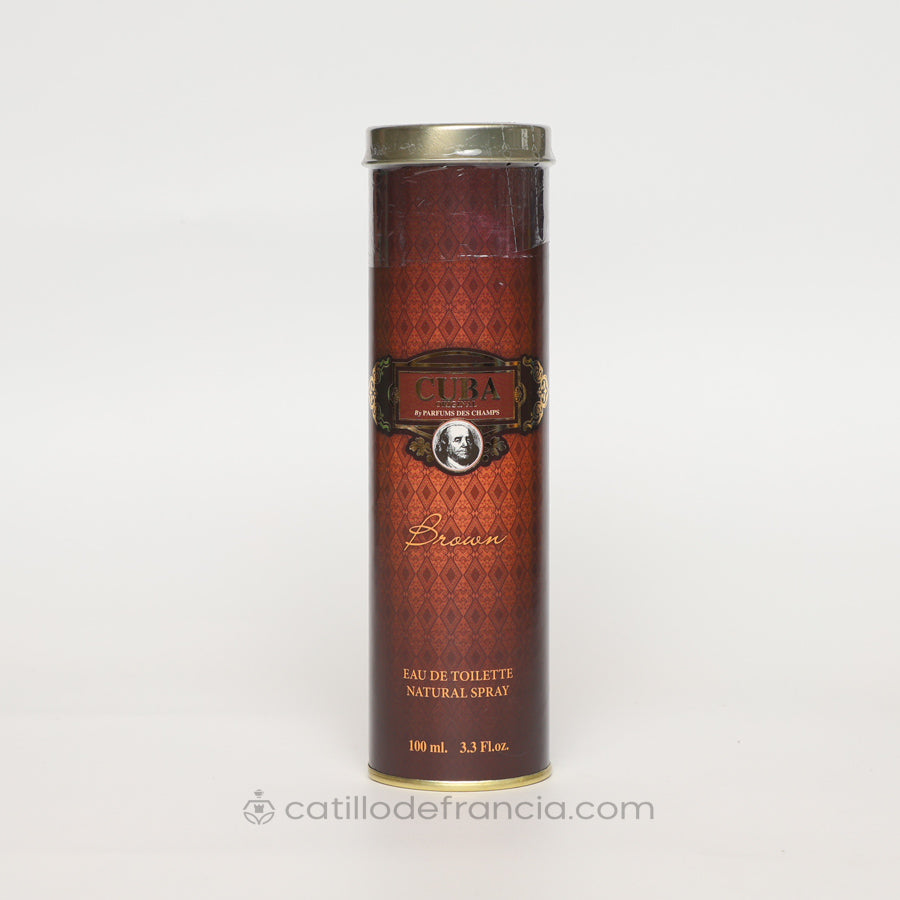 CUBA BROWN BY PARFUMS DES CHAMPS EAU DE TOILETTE HOMBRE 100ML - Perfumería Castillo de Francia