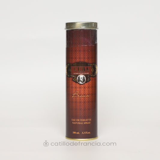 CUBA BROWN BY PARFUMS DES CHAMPS EAU DE TOILETTE HOMBRE 100ML - Perfumería Castillo de Francia