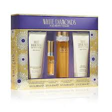 ESTUCHE WHITE DIAMONDS BY ELIZABETH TAYLOR EDT MUJER 100+3