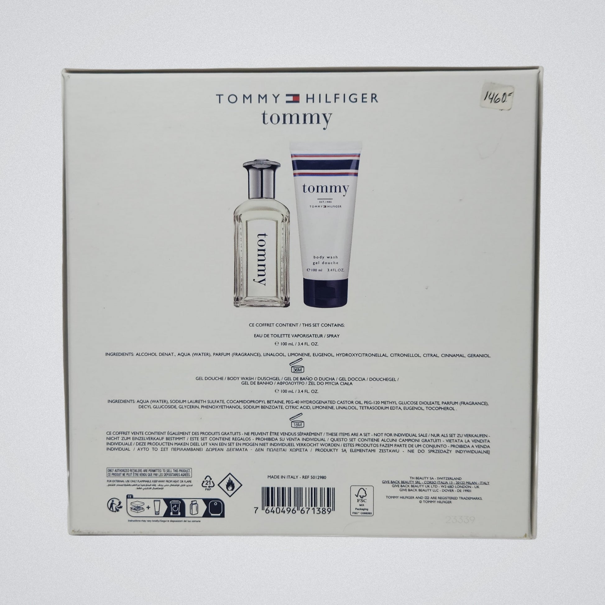 Estuche Tommy Hilfiger Eau De Toilette Hombre, Presentación de 100ml, Original con envío gratis en México.