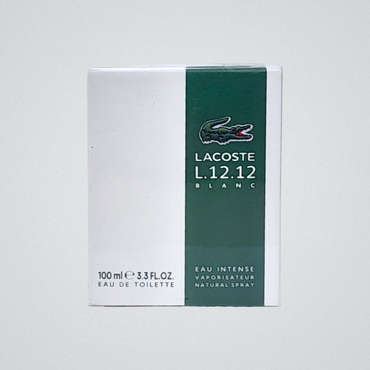 Lacoste L.12.12 Blanc by Lacoste Eau de Toilette Intense Hombre, Presentación de 100ml, Original con envío gratis en México.