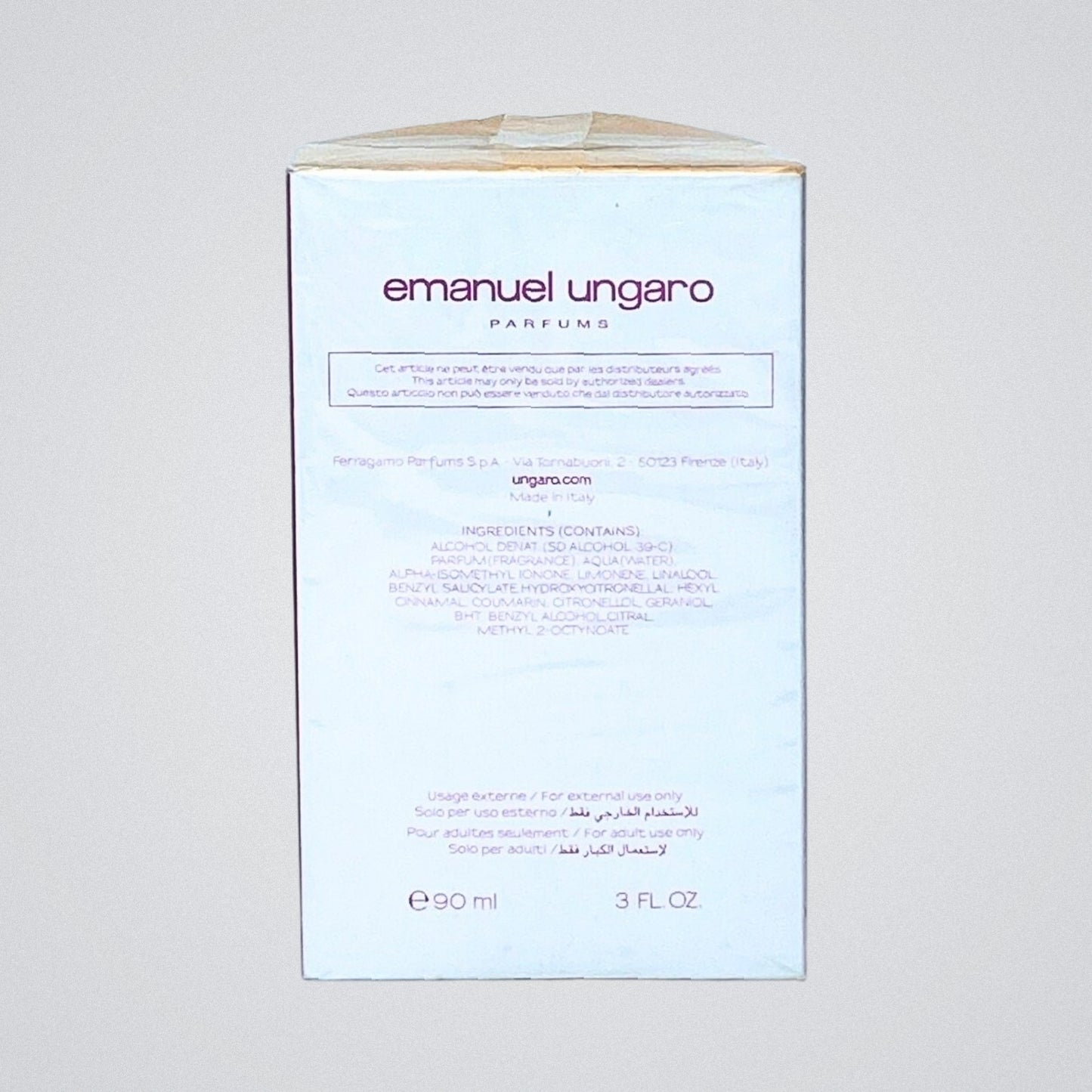 Ungaro Love by Emanuel Ungaro Eau de Parfum Mujer, Presentación de 100ml, Original con envío gratis en México.