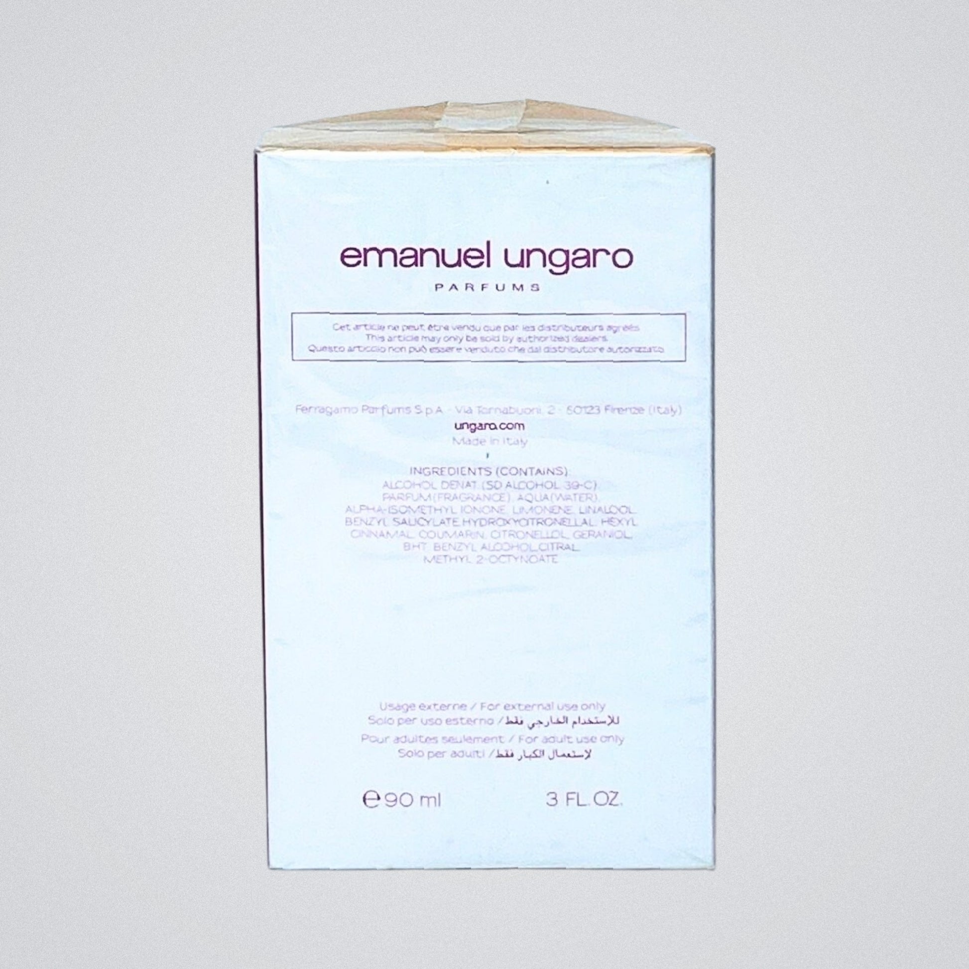 Ungaro Love by Emanuel Ungaro Eau de Parfum Mujer, Presentación de 100ml, Original con envío gratis en México.