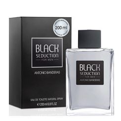 BLACK SEDUCTION BY ANTONIO BANDERAS EAU DE TOILETTE HOMBRE 200ML - Perfumería Castillo de Francia