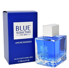 BLUE SEDUCTION BY ANTONIO BANDERAS  EAU DE TOILETTE HOMBRE 100ML - Perfumería Castillo de Francia