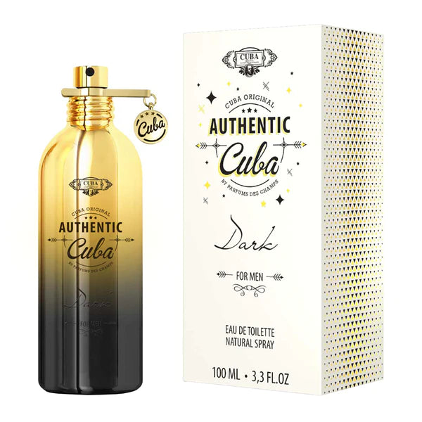 CUBA AUTHENTIC DARK BY PARFUMS DES CHAMPS  EAU DE TOILETTE HOMBRE 100ML - Perfumería Castillo de Francia