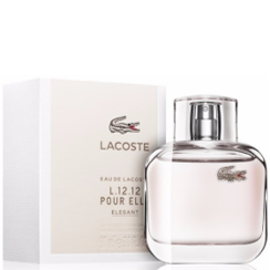 LACOSTE L.12.12 ELEGANT BY LACOSTE EAU DE PARFUM MUJER 90ML - Perfumería Castillo de Francia