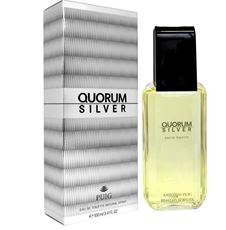 QUORUM SILVER BY ANTONIO PUIG EAU DE TOILETTE HOMBRE 100ML - Perfumería Castillo de Francia