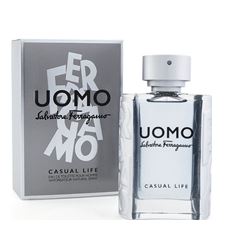 UOMO CASUAL LIFE BY SALVATORE FERRAGAMO TOILETTE HOMBRE 100ML - Perfumería Castillo de Francia