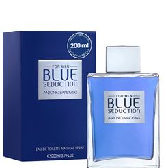 BLUE SEDUCTION FOR MEN BY ANTONIO BANDERAS EAU DE TOILETTE HOMBRE 200ML - Perfumería Castillo de Francia